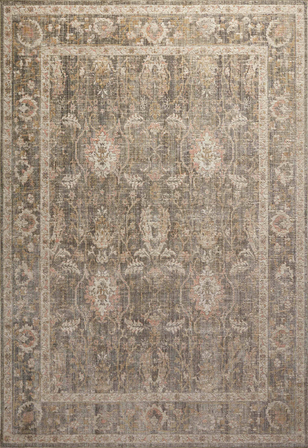 Chris Loves Julia x Loloi 5'0" 7'10" Sage/Blush Rosemarie ROE-01 Area Rug